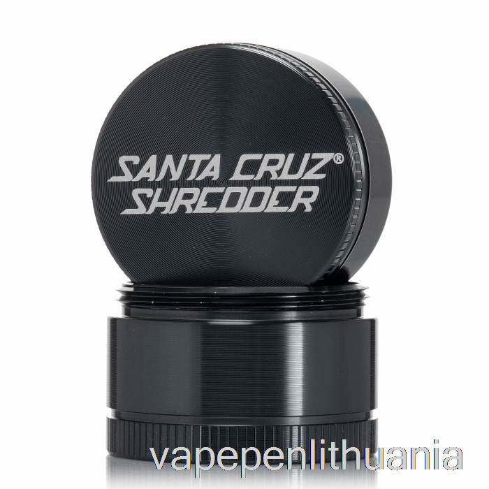 Santa Cruz Smulkintuvas 1,6 Colio Mažas 3 Dalių Smulkintuvas Pilkas (40 Mm) Vape Skystis